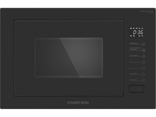 СВЧ-печь MEFERI MMO6025BK MATT ULTRA встраиваемая СВЧ-печь MEFERI MMO6025BK MATT ULTRA встраиваемая