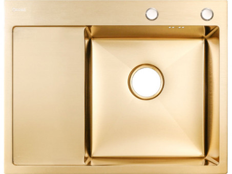 Мойка Arona ARS 650*505 R GOLD (чаша справа) золото