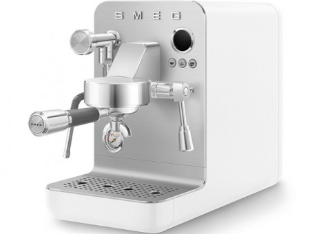 Кофемашина рожковая эспрессо SMEG EMC02WHMEU белый матовый