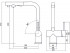 Смеситель Emar ЕСВ 7020 Black