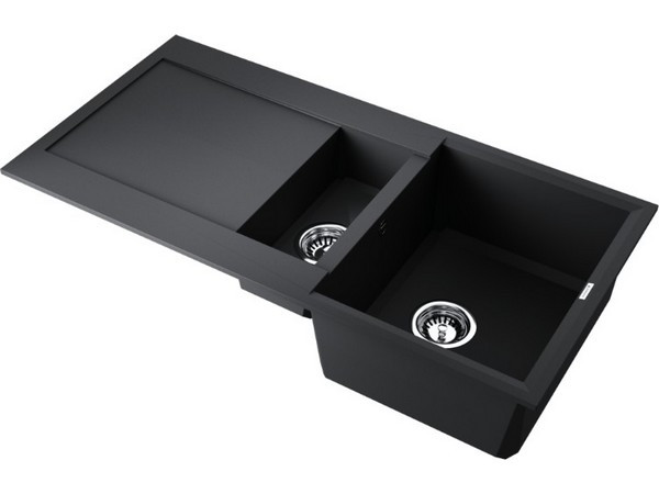 Мойка Omoikiri Sakaime 100-2-BL Tetogranit/черный (4993892)