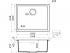 Мойка Omoikiri Yamakawa 55T-Integra-GR Tetogranit/leningrad grey (4997266)