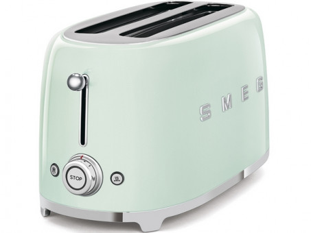 Тостер на 4 ломтика SMEG TSF02PGEU пастельный зеленый