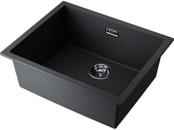 Мойка Omoikiri Yamakawa 55T-U/I-BL Tetogranit/черный (4993428)