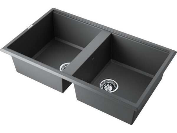 Мойка Omoikiri Tedori 86-2-PL Tetogranit/платина (4993931)