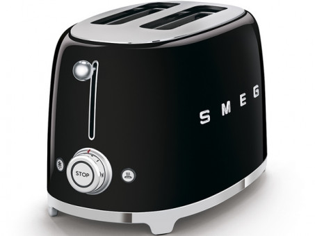 Тостер на 2 ломтика SMEG TSF01BLEU черный