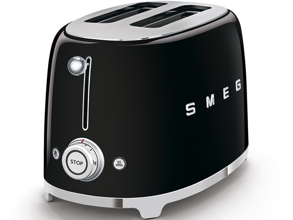 Тостер на 2 ломтика SMEG TSF01BLEU черный Тостер на 2 ломтика SMEG TSF01BLEU черный