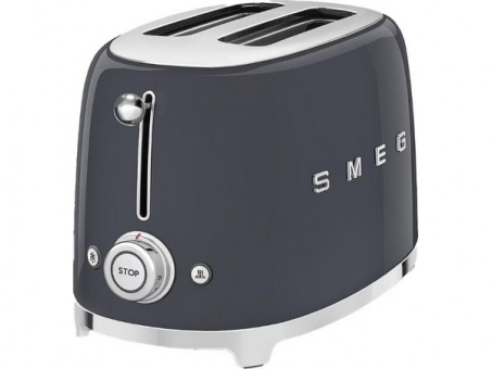 Тостер на 2 ломтика SMEG TSF01GREU серый