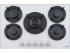 Варочная панель Franke FHMF 755 4G DC C WH design Dror (106.0541.753) газовая