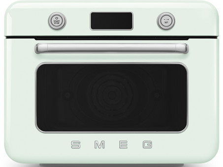 Мини-печь SMEG COF01PGEU с паром, пастельный зеленый