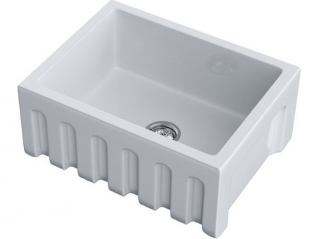 Мойка Omoikiri Mikura 61-WH Glossy Natceramic/белый глянцевый (4993257)