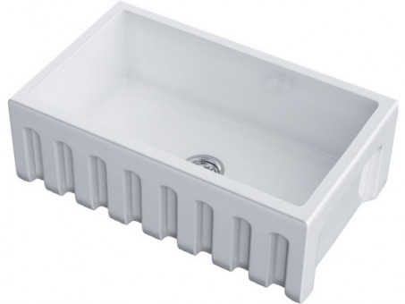 Мойка Omoikiri Mikura 76-WH Glossy Natceramic/белый глянцевый (4993258)