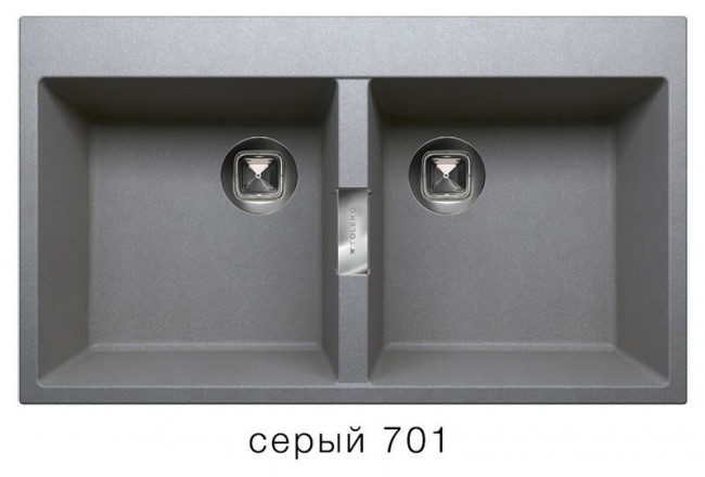 Мойка Tolero LOFT TL-862 - 701 серый