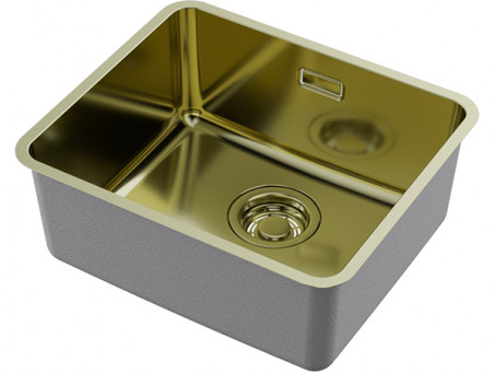 Мойка Omoikiri Omi 43-U/I-LG Ultra Mini нерж.сталь/светлое золото (4997403)