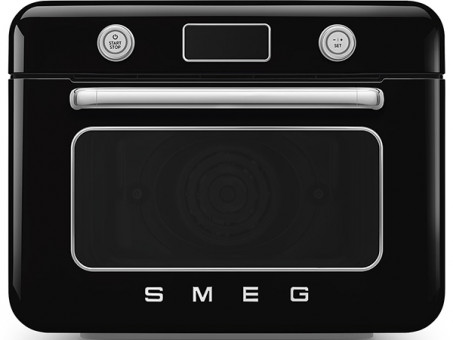 Мини-печь SMEG COF01BLEU с паром, черный
