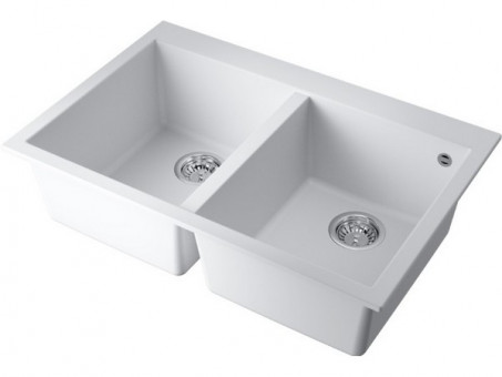 Мойка Omoikiri Bosen 80-2-WH Tetogranit/белый (4993839)