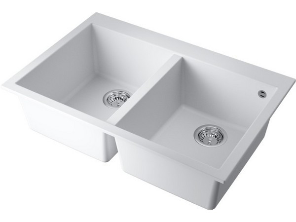 Мойка Omoikiri Bosen 80-2-WH Tetogranit/белый (4993839)