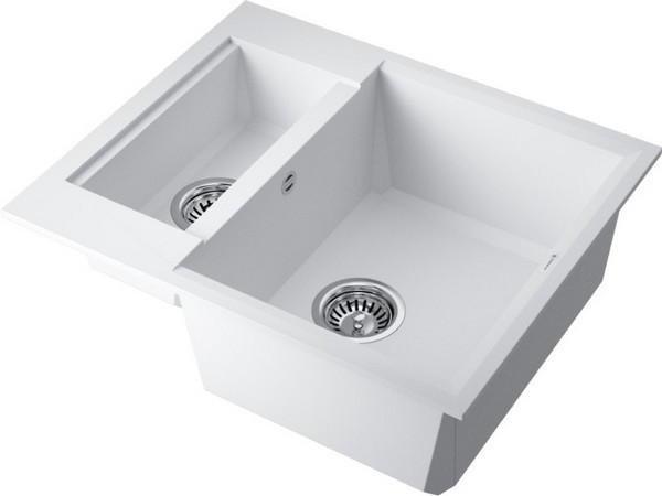 Мойка Omoikiri Sakaime 60-2-WH Tetogranit/белый (4993911) Мойка Omoikiri Sakaime 60-2-WH Tetogranit/белый (4993911)