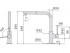 Смеситель Falmec TREVI CORNER CHROME Смеситель Falmec TREVI CORNER CHROME
