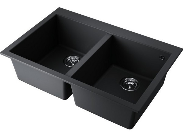 Мойка Omoikiri Bosen 80-2-BL Tetogranit/черный (4993836)