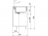 Мойка Franke BXM 210/110-50 F-INOX, антрацит, вентиль-автомат (127.0650.363)