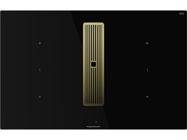 Варочная панель Kuppersbusch KMI 8350.0 SR Gold индукционная с вытяжкой