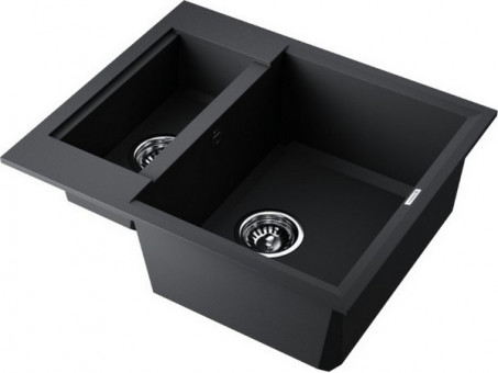Мойка Omoikiri Sakaime 60-2-BL Tetogranit/черный (4993908)