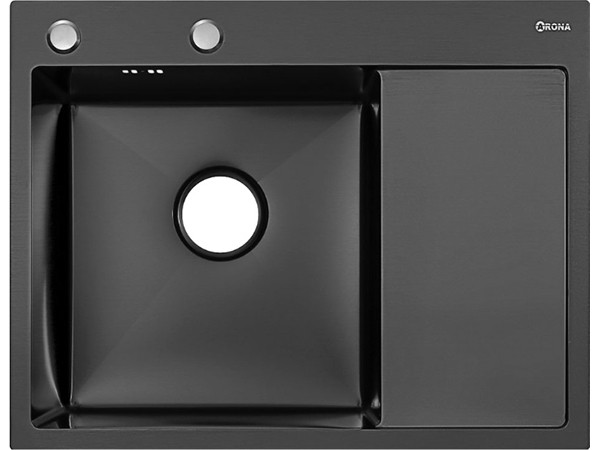 Мойка Arona ARS 650*505 L BLACK (чаша слева) черный Мойка Arona ARS 650*505 L BLACK (чаша слева) черный