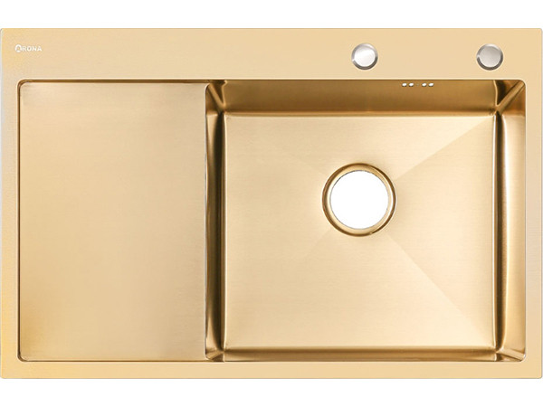 Мойка Arona ARS 780*505 R GOLD (чаша справа) золото