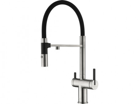 Смеситель Paulmark Gravity Gr213888-BS, брашированная сталь