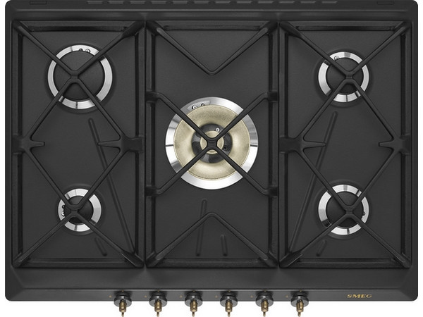 Варочная панель SMEG SRV876AOGH газовая Варочная панель SMEG SRV876AOGH газовая