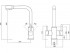 Смеситель Oulin OL-8021 Matt Gold