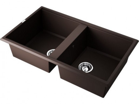 Мойка Omoikiri Tedori 86-2-DC Tetogranit/темный шоколад (4993928)