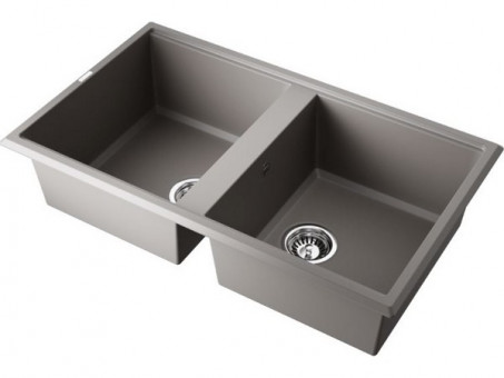 Мойка Omoikiri Tedori 86-2-GR Tetogranit/leningrad grey (4993572)