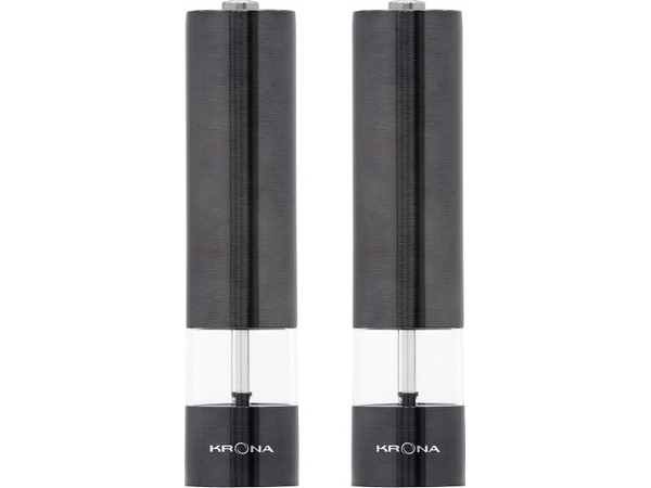 Измельчитель для специй KRONA Salz Pfeffer Graphite электрический (2 шт.) Измельчитель для специй KRONA Salz Pfeffer Graphite электрический (2 шт.)