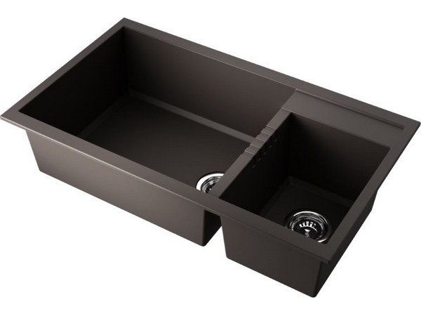 Мойка Omoikiri Tedori 86-2-LB-ES Tetogranit/espresso (4997242)